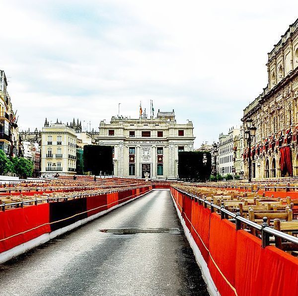 itinerarios con mayor paso de cofradías en Sevilla