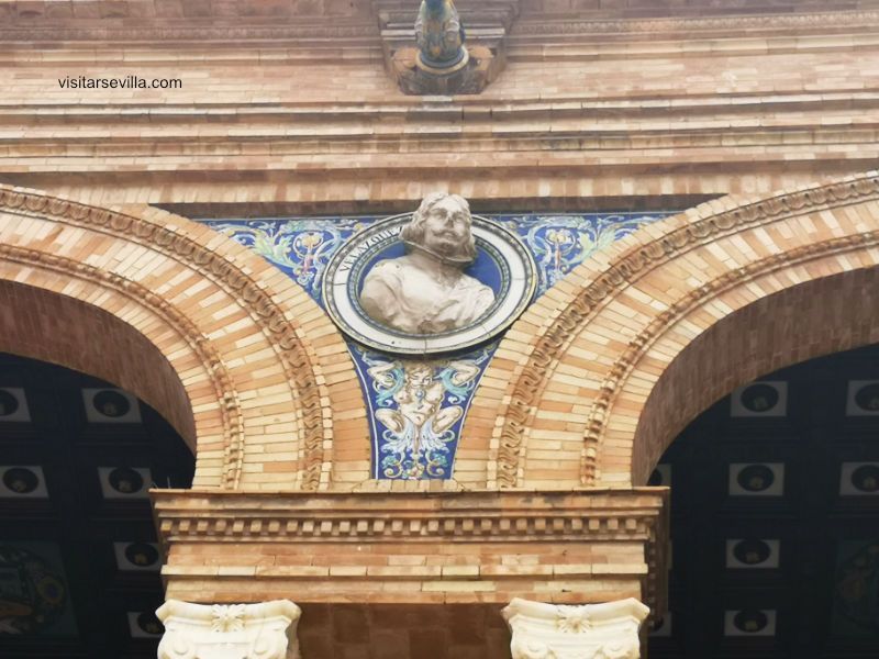 Plaza de España — Velázquez medallion