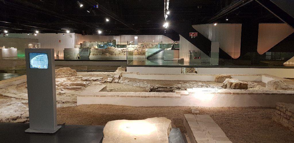 Roman archaeological remains in the Antiquarium of Seville